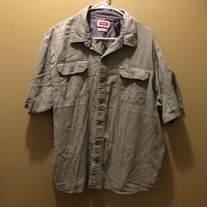 Wrangler Olive Short Sleeve Shirt